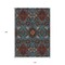 Edge Collections - 10' x 14' - Blue - Washable Oriental Area Rug for Indoor and Outdoor Use - 1 Piece